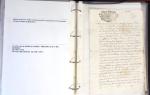 1557-1859, Deux classeurs de documents, lettres, textes
