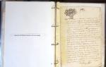 1557-1859, Deux classeurs de documents, lettres, textes