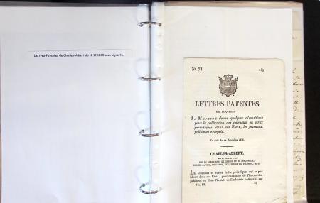 1557-1859, Deux classeurs de documents, lettres, textes