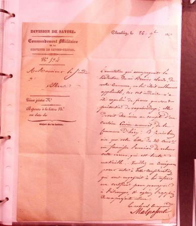 1557-1859, Deux classeurs de documents, lettres, textes