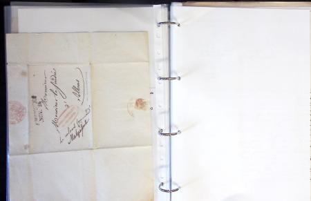 1557-1859, Deux classeurs de documents, lettres, textes