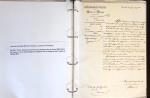 1557-1859, Deux classeurs de documents, lettres, textes