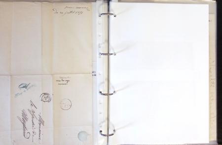 1557-1859, Deux classeurs de documents, lettres, textes
