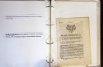 1557-1859, Deux classeurs de documents, lettres, textes