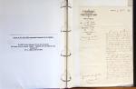 1557-1859, Deux classeurs de documents, lettres, textes