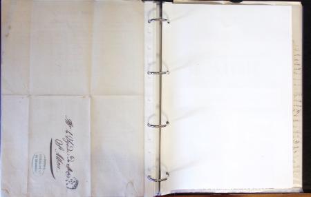 1557-1859, Deux classeurs de documents, lettres, textes