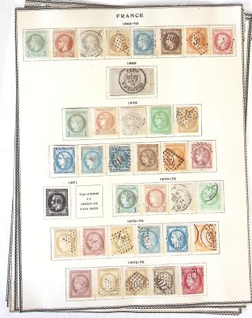 1849-75, Collection de classiques de France sur deux