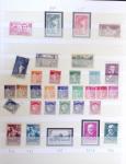 1849-1967, Collection de FRANCE en 1 classeur, obl.,