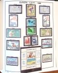 1956-1993, Collection Europa en un album Cérès en neuf