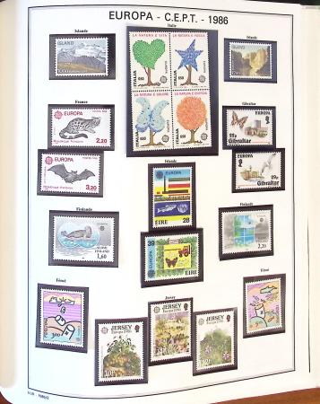 1956-1993, Collection Europa en un album Cérès en neuf