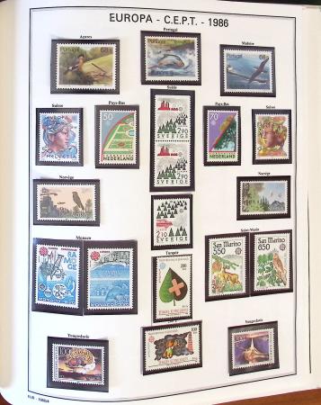 1956-1993, Collection Europa en un album Cérès en neuf