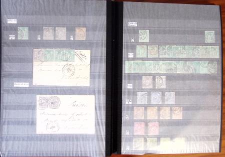 1849-1980, Sélection principalement de timbres oblitérés
