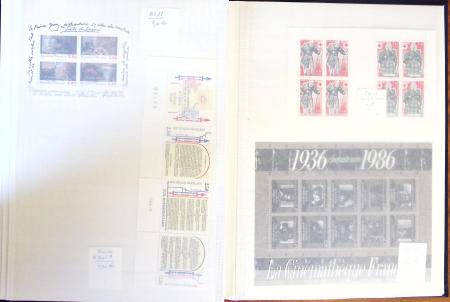 1939-1999, Collection en 3 classeurs, dont BF et bloc