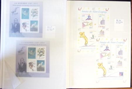 1939-1999, Collection en 3 classeurs, dont BF et bloc