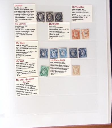 1849-1900, Lot de France classique en quantités multiples,