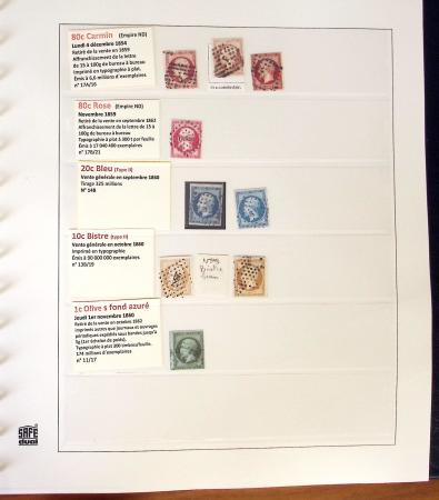 1849-1900, Lot de France classique en quantités multiples,