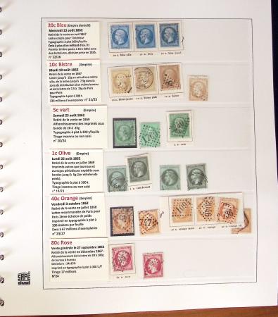 1849-1900, Lot de France classique en quantités multiples,