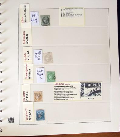 1849-1900, Lot de France classique en quantités multiples,