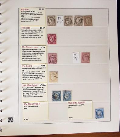 1849-1900, Lot de France classique en quantités multiples,