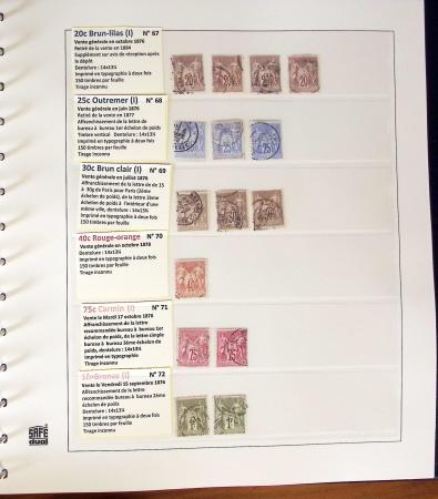 1849-1900, Lot de France classique en quantités multiples,