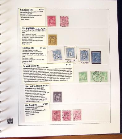 1849-1900, Lot de France classique en quantités multiples,