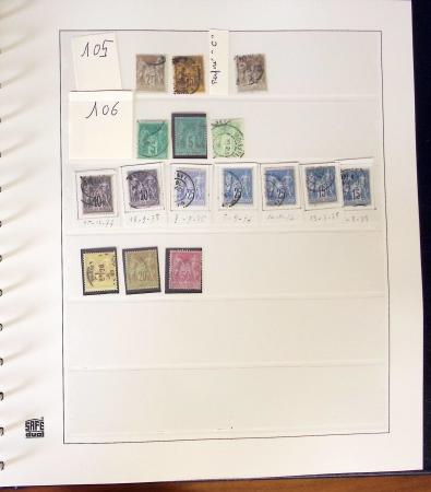 1849-1900, Lot de France classique en quantités multiples,