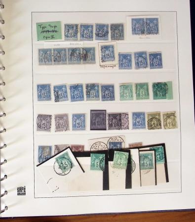1849-1900, Lot de France classique en quantités multiples,