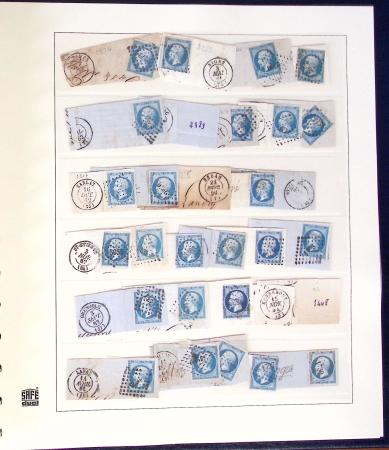 1849-1900, Lot de France classique en quantités multiples,