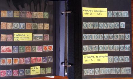 1849-1900, Lot de France classique en quantités multiples,