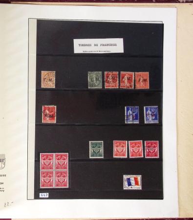 1849-1900, Lot de France classique en quantités multiples,