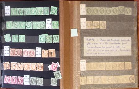 1849-1900, Lot de France classique en quantités multiples,