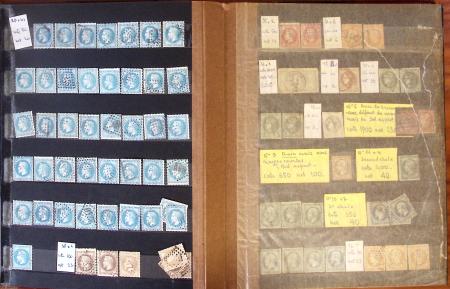 1849-1900, Lot de France classique en quantités multiples,