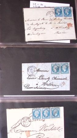 1703-1866, STRASBOURG 44 plis de Strasbourg période