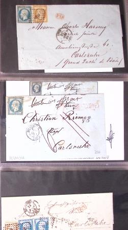 1703-1866, STRASBOURG 44 plis de Strasbourg période