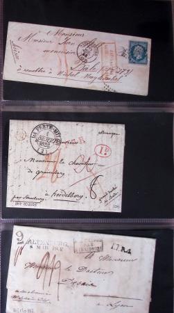 1703-1866, STRASBOURG 44 plis de Strasbourg période