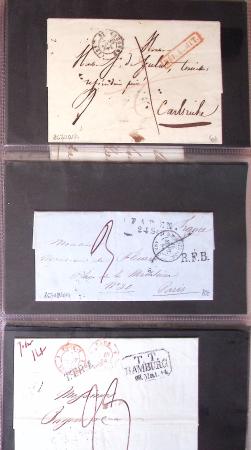 1703-1866, STRASBOURG 44 plis de Strasbourg période
