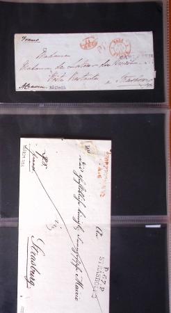 1703-1866, STRASBOURG 44 plis de Strasbourg période