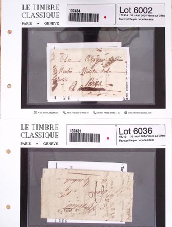 1795-1874, Solide ensemble de lettres sur les HAUTES-PYRENEES