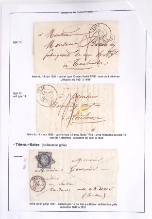 1795-1874, Solide ensemble de lettres sur les HAUTES-PYRENEES