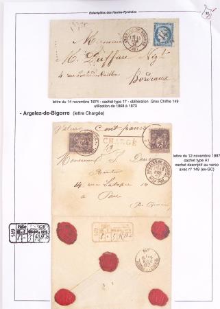 1795-1874, Solide ensemble de lettres sur les HAUTES-PYRENEES