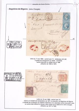 1795-1874, Solide ensemble de lettres sur les HAUTES-PYRENEES