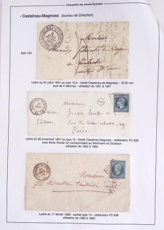 1795-1874, Solide ensemble de lettres sur les HAUTES-PYRENEES