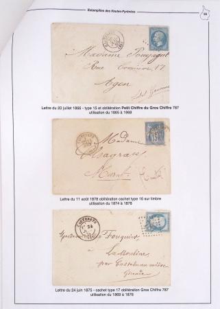 1795-1874, Solide ensemble de lettres sur les HAUTES-PYRENEES