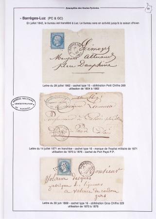 1795-1874, Solide ensemble de lettres sur les HAUTES-PYRENEES