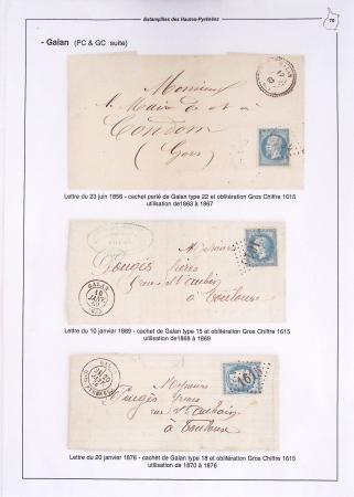 1795-1874, Solide ensemble de lettres sur les HAUTES-PYRENEES