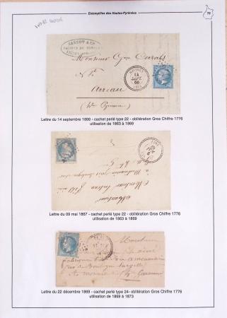 1795-1874, Solide ensemble de lettres sur les HAUTES-PYRENEES