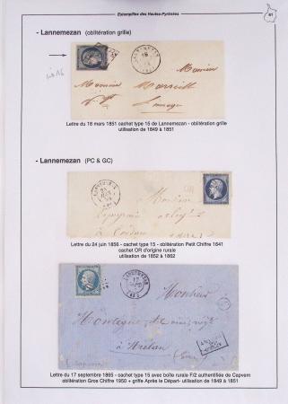 1795-1874, Solide ensemble de lettres sur les HAUTES-PYRENEES