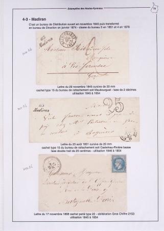 1795-1874, Solide ensemble de lettres sur les HAUTES-PYRENEES