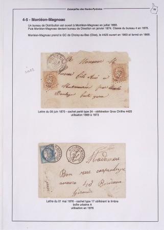1795-1874, Solide ensemble de lettres sur les HAUTES-PYRENEES