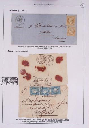 1795-1874, Solide ensemble de lettres sur les HAUTES-PYRENEES